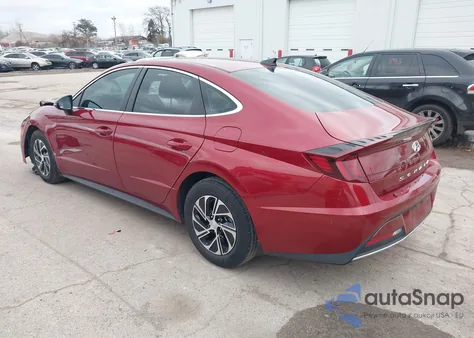 2023 Hyundai Sonata Hybrid Blue из США, поврежденный, VIN KMHL24JJ8PA080461